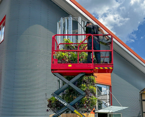 Aufbau des ALPAKA Innovation Green Towers