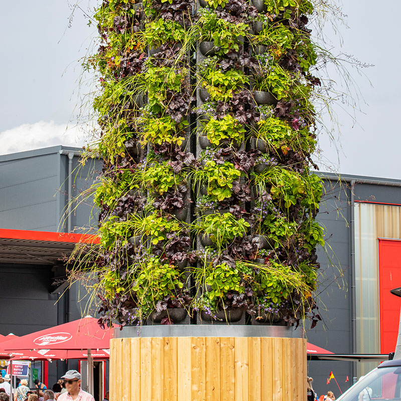 Einladendes Erscheinungsbild des ALPAKA Green Towers